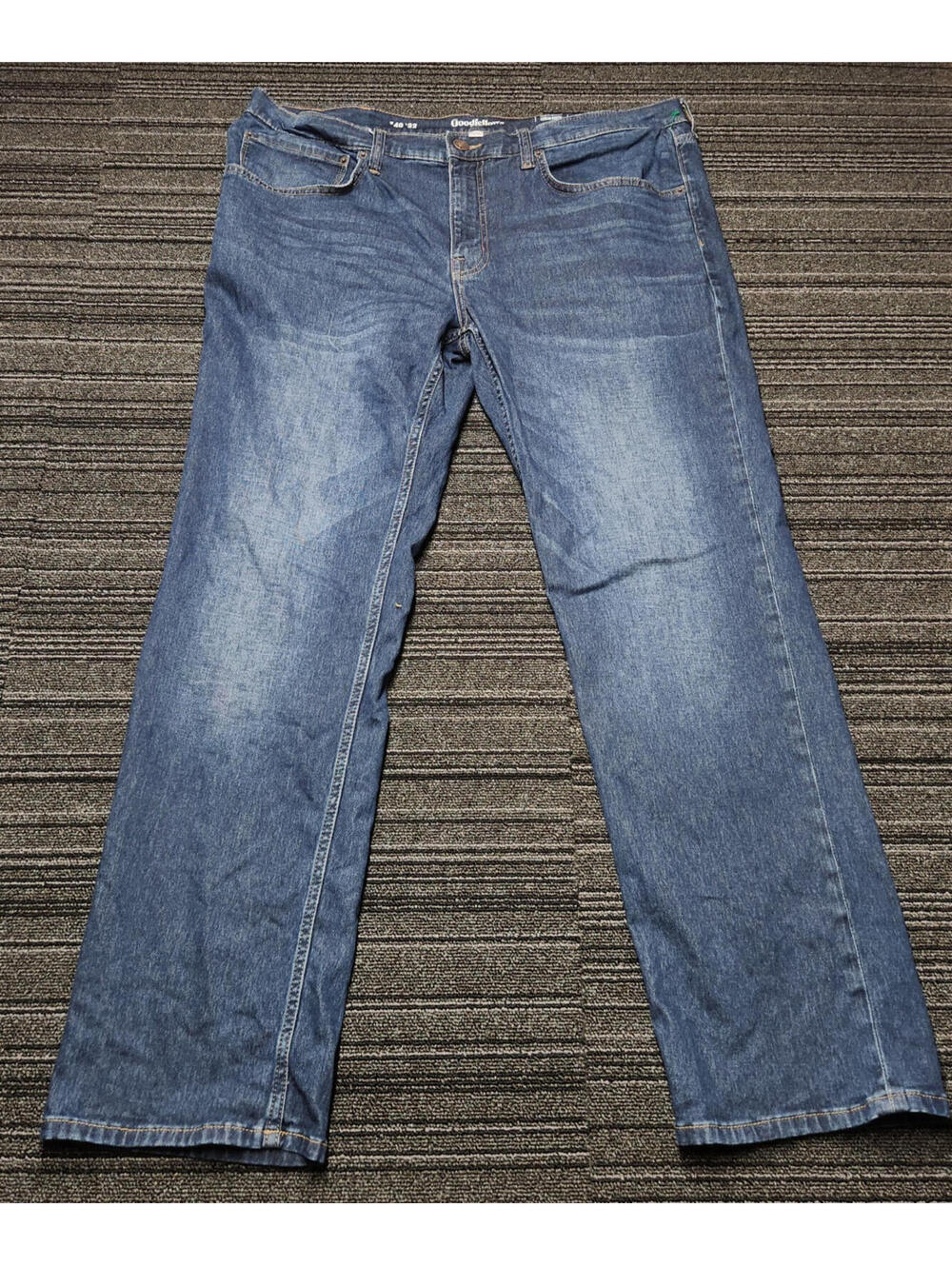 Goodfellow Total Flex Straight Jeans Mens 40x32 Blue Stretch Denim Pants